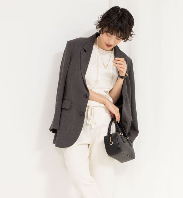 Rie Miller「《セットアップ対応》《手洗い可能》細見えニットオールインワン」|オールインワン|