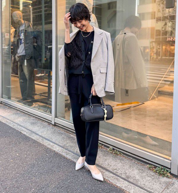 Rie Miller「《セットアップ対応》《手洗い可能》細見えニットオールインワン」|オールインワン|