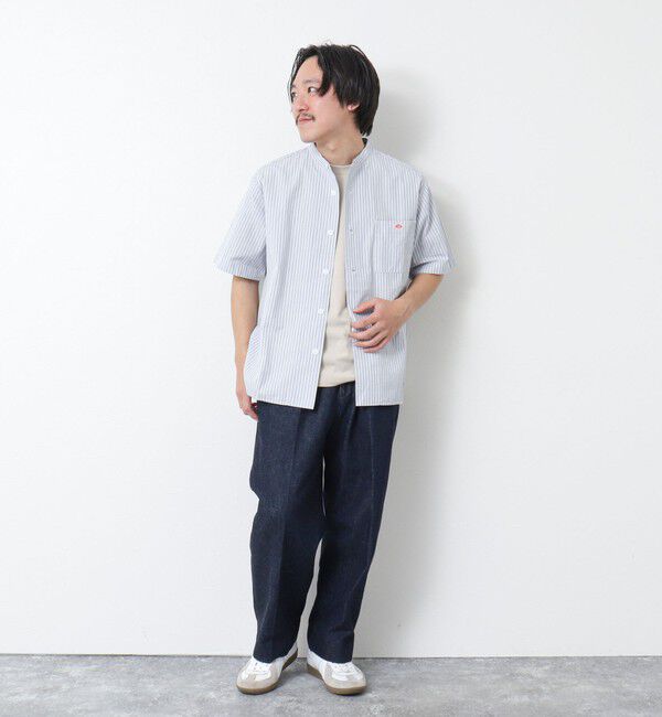 NOLLEY'S goodman「【DANTON/ダントン】BAND COLLAR SHIRT SS 25SS」|シャツ・ブラウス|