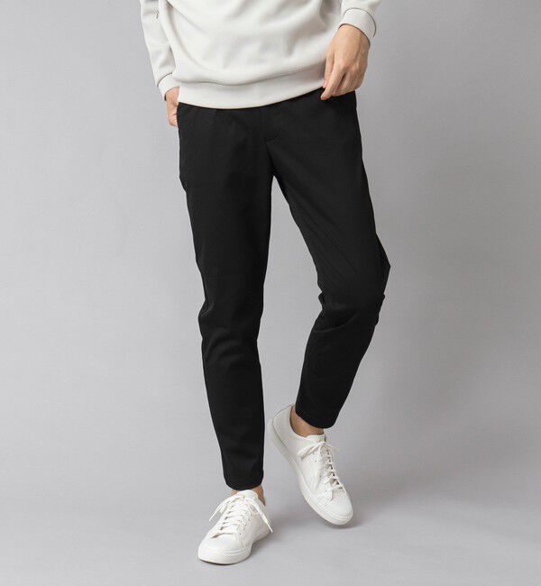 NOLLEY'S goodman「【ACTIVE SECT】《限定展開》ワンダーシェイプ イージーパンツ 25SS」|チノ|ブラック