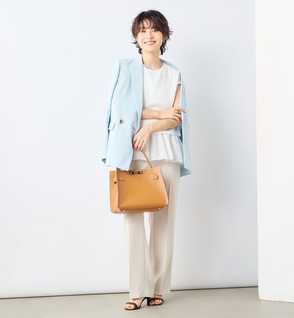 NOLLEY'S sophi「《セットアップ対応》ウォッシャブルライトドライシャンブレージャケット」|テーラードジャケット|