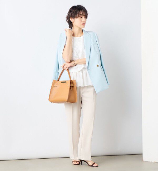 NOLLEY'S sophi「《セットアップ対応》ウォッシャブルライトドライシャンブレージャケット」|テーラードジャケット|