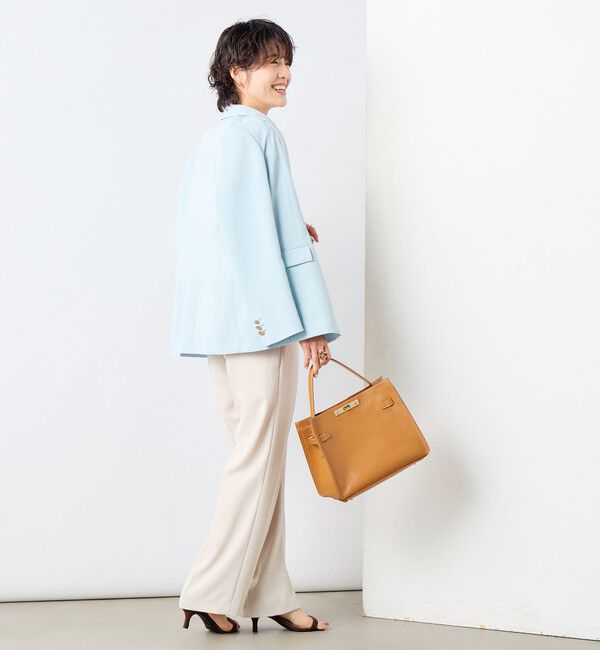 NOLLEY'S sophi「《セットアップ対応》ウォッシャブルライトドライシャンブレージャケット」|テーラードジャケット|