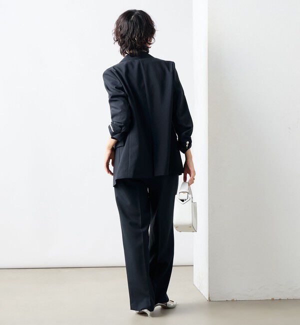 NOLLEY'S sophi「《セットアップ対応》ウォッシャブルライトドライシャンブレージャケット」|テーラードジャケット|