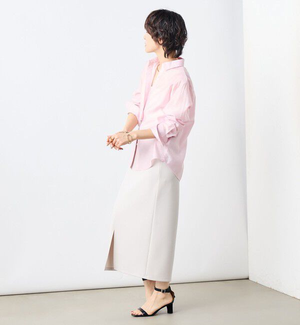 NOLLEY'S sophi「《セットアップ対応》シアーローン２WAYシャツ」|シャツ・ブラウス|