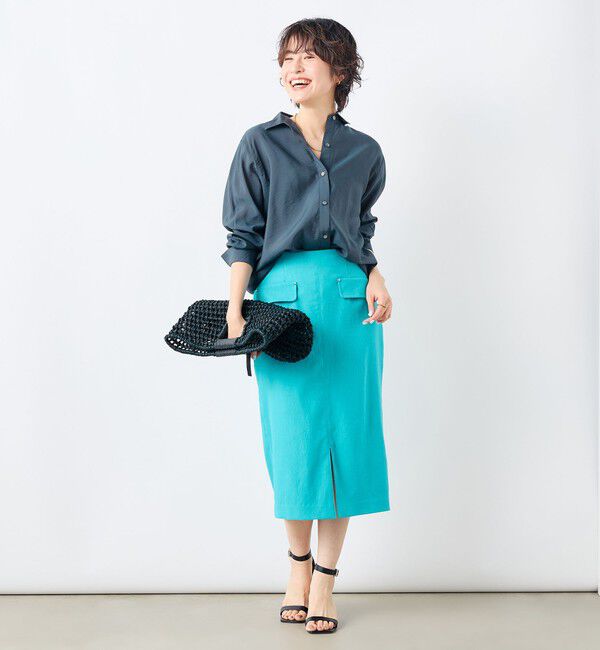 NOLLEY'S sophi「《セットアップ対応》シアーローン２WAYシャツ」|シャツ・ブラウス|