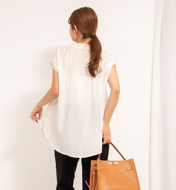 NOLLEY'S「フリル衿ブラウス」|シャツ・ブラウス|