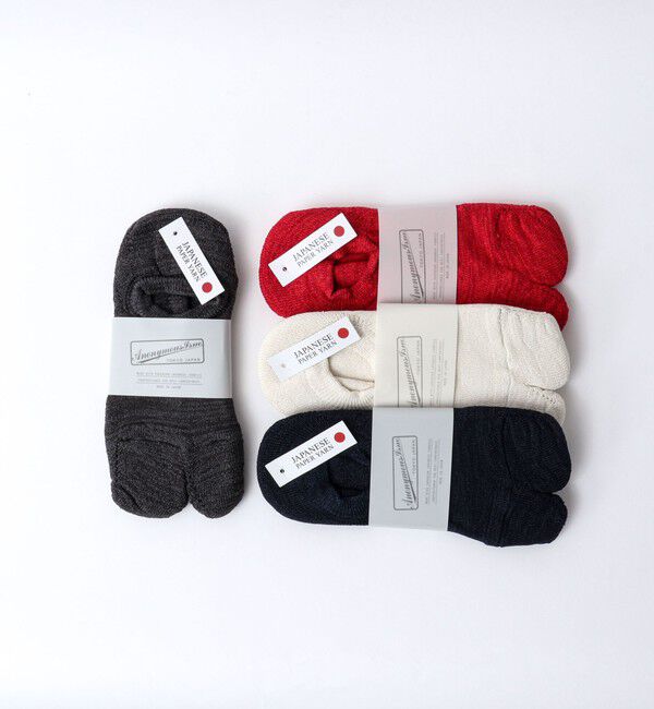 NOLLEY'S goodman「【ANONYMOUSISM/アノニマスイズム】WASHI セパレートパイルシューズイン」|ソックス|