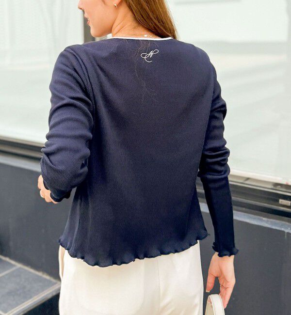 NOLLEY'S「《手洗い可能》テレコカーディガン」|カーディガン|