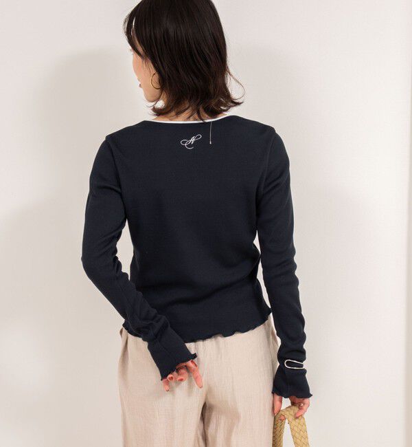 NOLLEY'S「《手洗い可能》テレコカーディガン」|カーディガン|