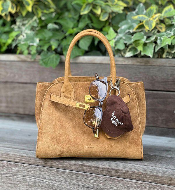 NOLLEY'S「【SINBONO/シンボノ】 スエードコンビトートバッグ」|トートバッグ|キャメル