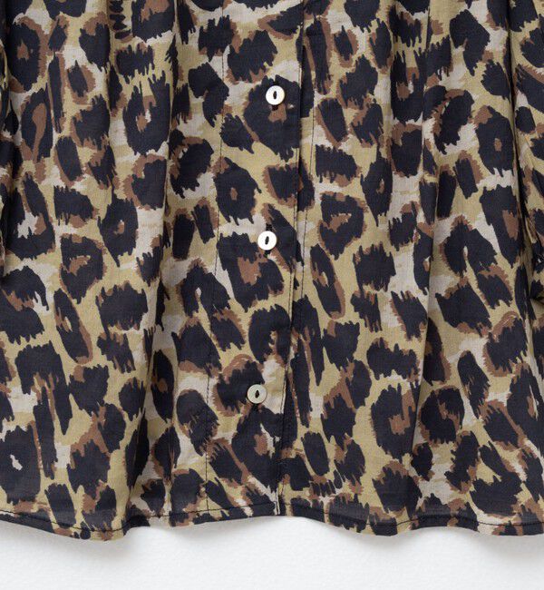 NOLLEY'S「《セットアップ対応》レオパードハーフスリーブシャツ」|シャツ・ブラウス|