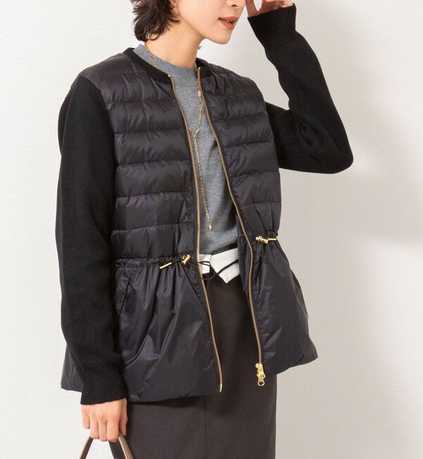 NOLLEY'S「【TAION/タイオン】別注ニットコンビダウンジャケット」|ダウン|