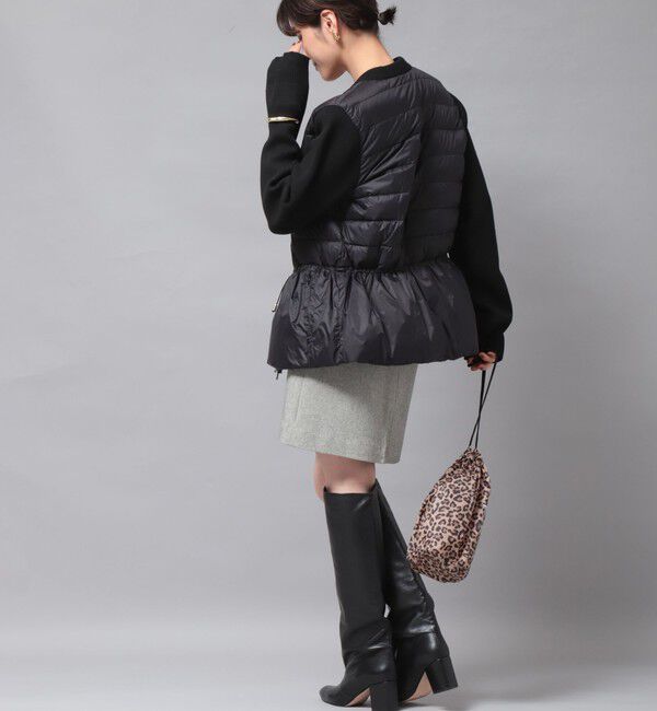 NOLLEY'S「【TAION/タイオン】別注ニットコンビダウンジャケット」|ダウン|