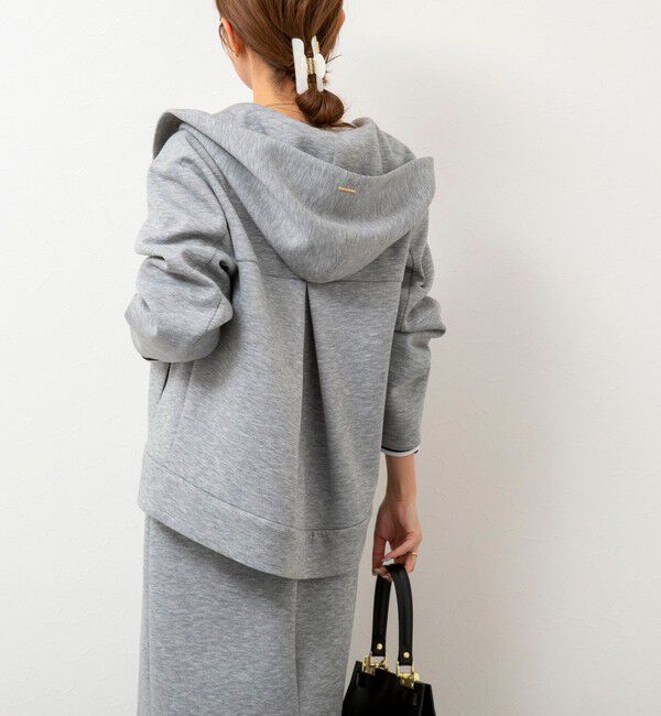 NOLLEY'S「《セットアップ対応》ウォッシャブルエアボールフードブルゾン」|ブルゾン・スタジャン|