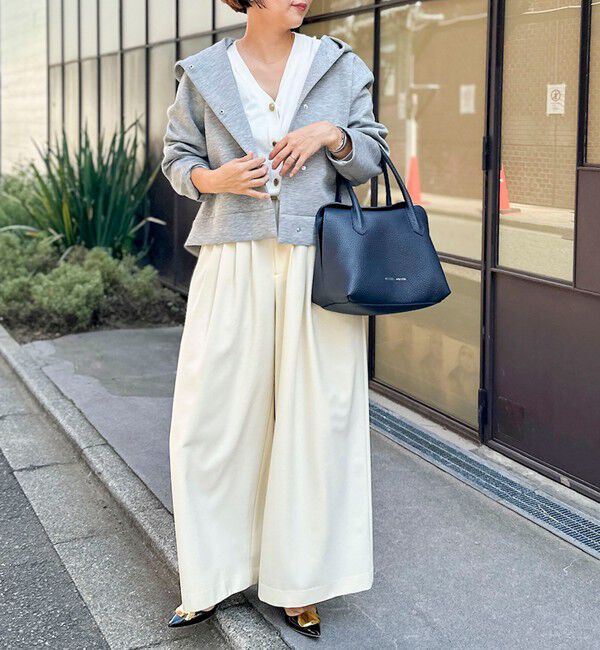 NOLLEY'S「《セットアップ対応》ウォッシャブルエアボールフードブルゾン」|ブルゾン・スタジャン|