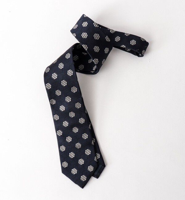 NOLLEY'S goodman「CANEPA ヘキサゴンドットジャガードネクタイ 25AWコレクション」|ネクタイ・蝶ネクタイ|