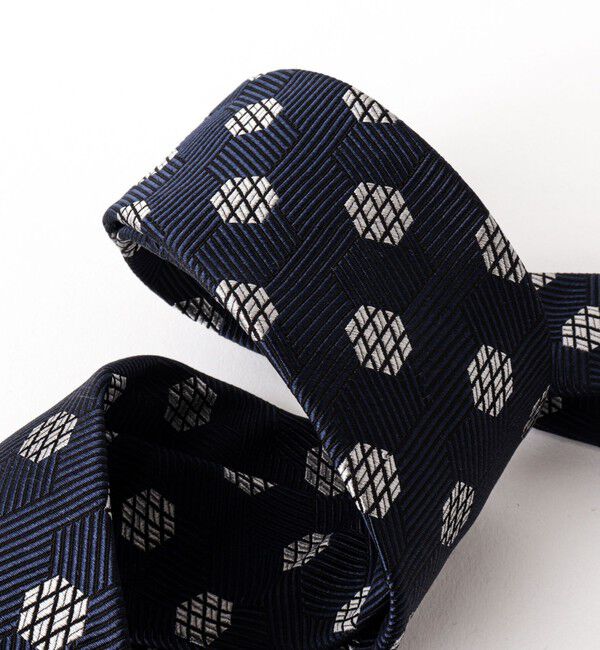 NOLLEY'S goodman「CANEPA ヘキサゴンドットジャガードネクタイ 25AWコレクション」|ネクタイ・蝶ネクタイ|