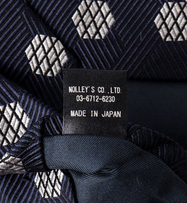 NOLLEY'S goodman「CANEPA ヘキサゴンドットジャガードネクタイ 25AWコレクション」|ネクタイ・蝶ネクタイ|