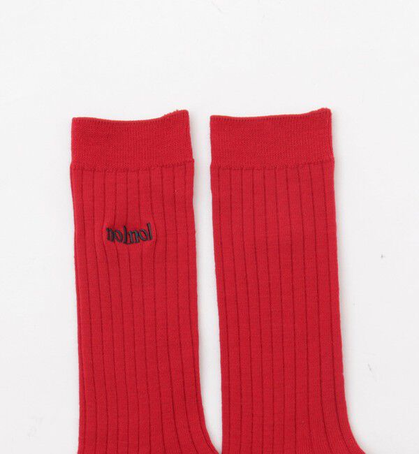 NOLLEY'S「【nolnol/ノルノル】ウール混リブソックス」|ソックス|