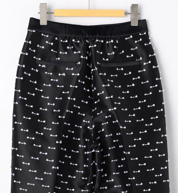 NOLLEY'S「《セットアップ対応》ウォッシャブルリボンジャガードタックテーパードパンツ」|その他|