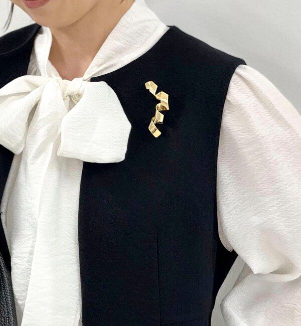 grace grace「【grace grace/グラスグラス】スクリューブローチ」|ブローチ・コサージュ|