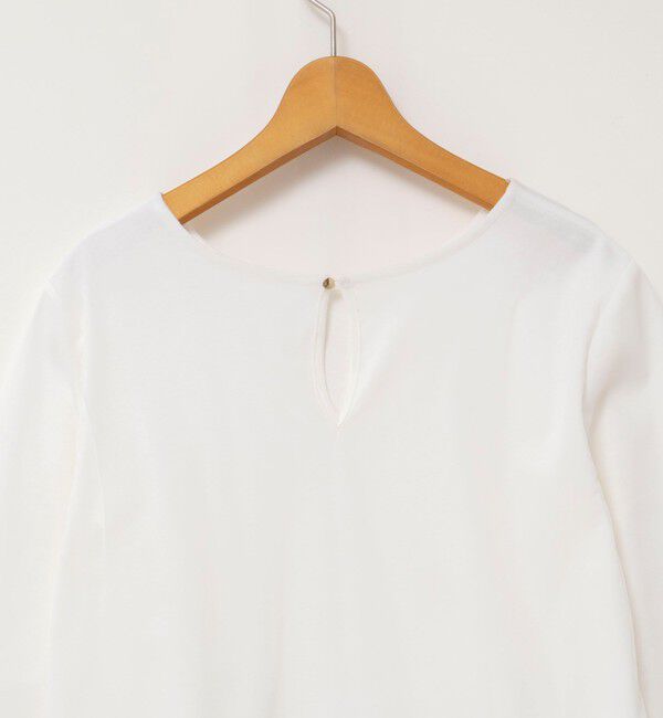 NOLLEY'S「ウォッシャブルチュールレイヤード2WAYブラウス」|シャツ・ブラウス|