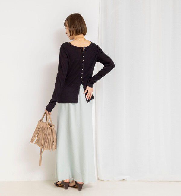 NOLLEY'S「ウォッシャブルナチュラルテレコ2WAYカーデ」|カーディガン|