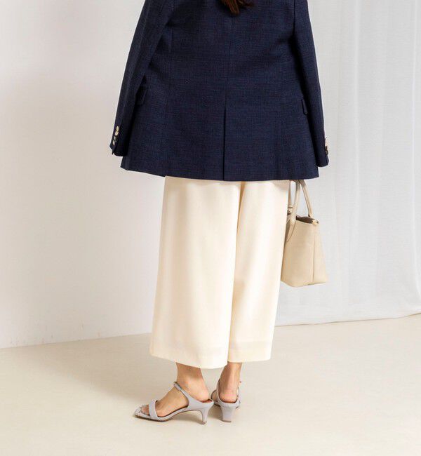 NOLLEY'S「ウォッシャブルクロップドワイドツイルパンツ」|その他|