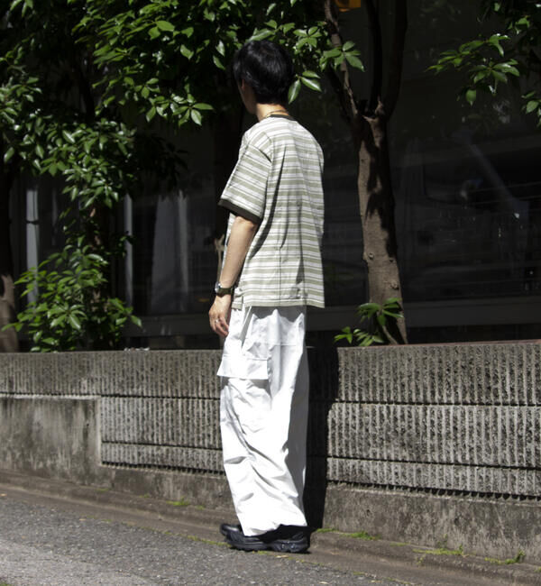 GLOSTER「【GLOSTER/グロスター】マルチボーダー リンガーTシャツ」|Tシャツ・カットソー|