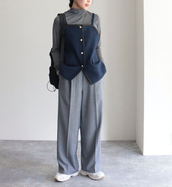 fredy emue「【入卒/セレモニー】ファンシーツィードビスチェ」|シャツ・ブラウス|