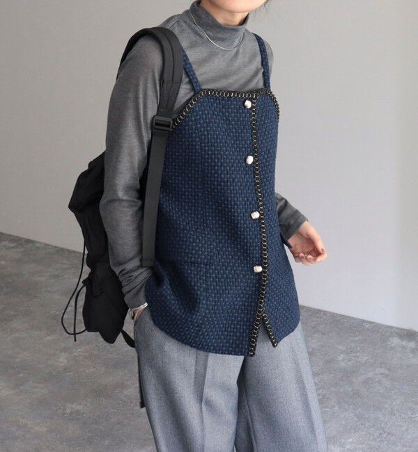 fredy emue「【入卒/セレモニー】ファンシーツィードビスチェ」|シャツ・ブラウス|