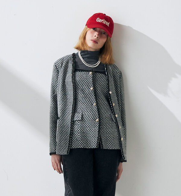 fredy emue「【入卒/セレモニー】ファンシーツィードビスチェ」|シャツ・ブラウス|