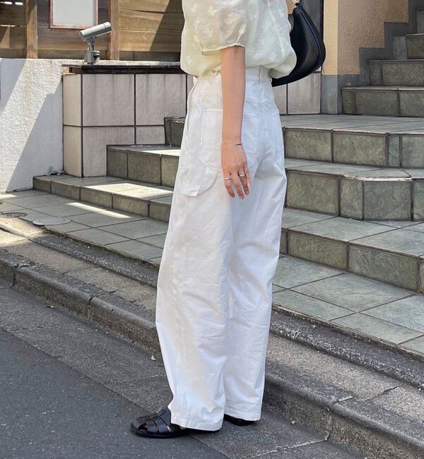 fredy emue「コットンラチネペインターパンツ」|チノ|