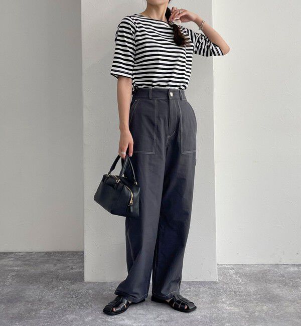 fredy emue「コットンラチネペインターパンツ」|チノ|