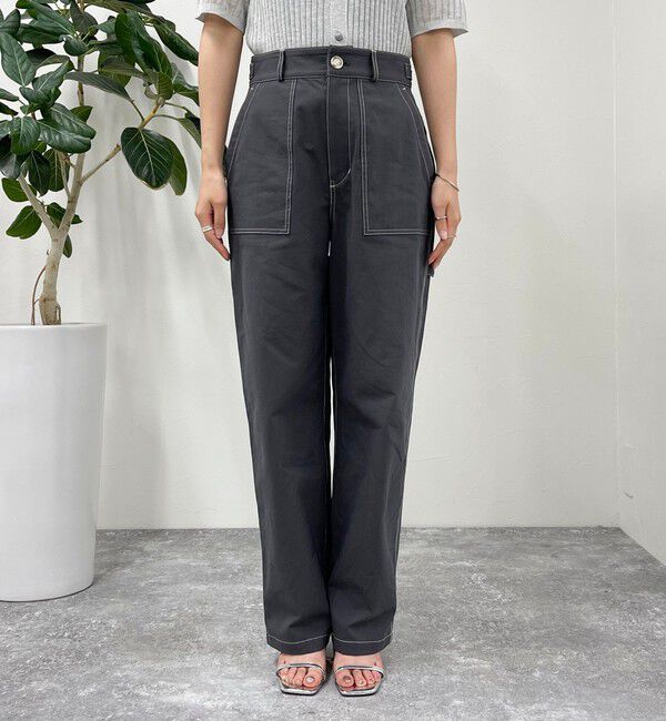 fredy emue「コットンラチネペインターパンツ」|チノ|