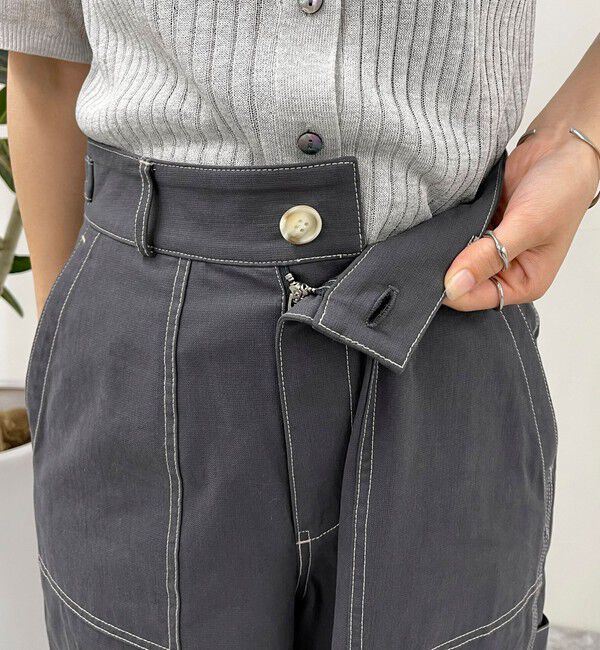 fredy emue「コットンラチネペインターパンツ」|チノ|