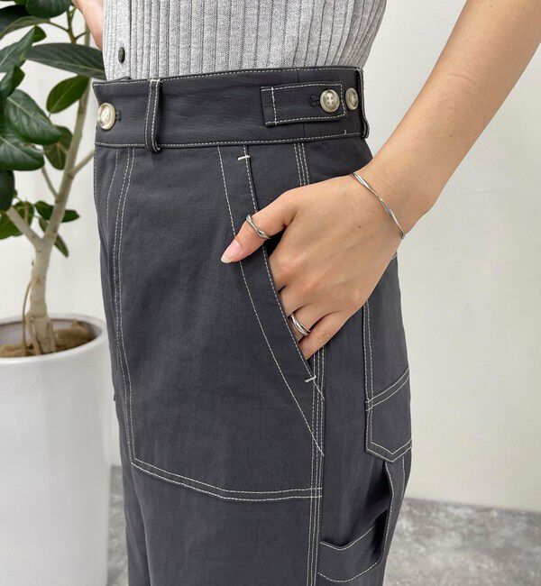 fredy emue「コットンラチネペインターパンツ」|チノ|