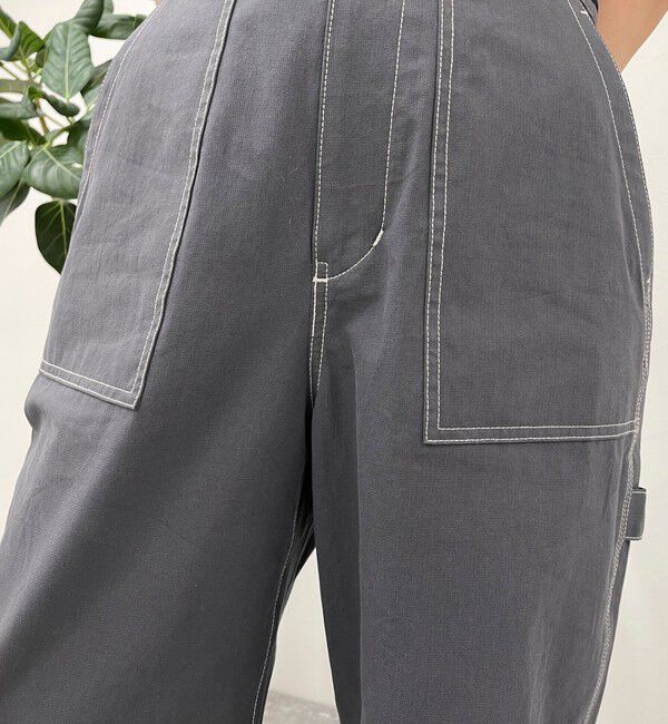 fredy emue「コットンラチネペインターパンツ」|チノ|