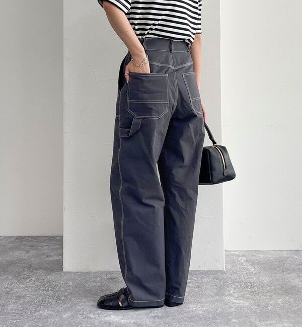 fredy emue「コットンラチネペインターパンツ」|チノ|