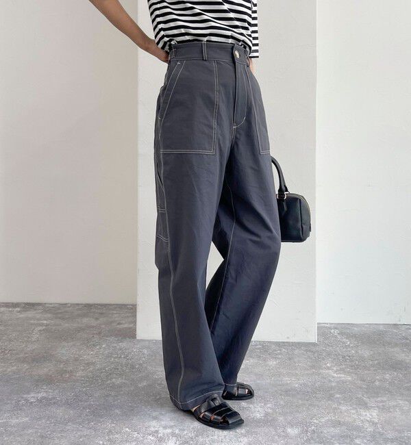 fredy emue「コットンラチネペインターパンツ」|チノ|