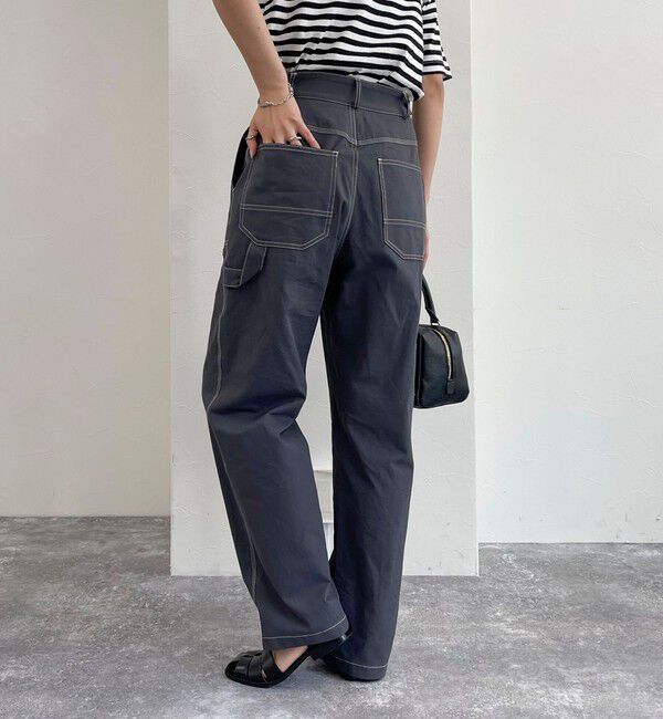 fredy emue「コットンラチネペインターパンツ」|チノ|