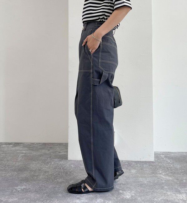 fredy emue「コットンラチネペインターパンツ」|チノ|