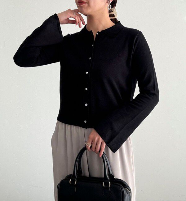 fredy emue「【haru企画】フレアスリーブシャツカーディガン」|カーディガン|