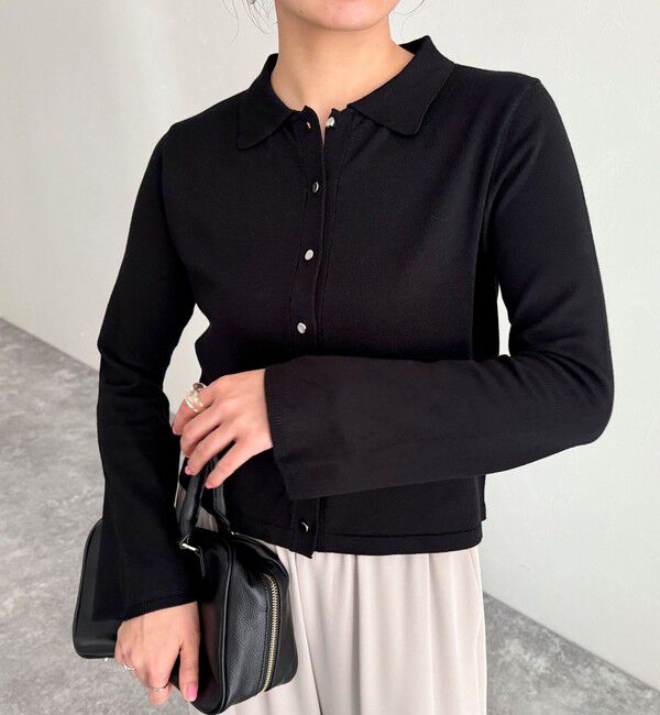 fredy emue「【haru企画】フレアスリーブシャツカーディガン」|カーディガン|