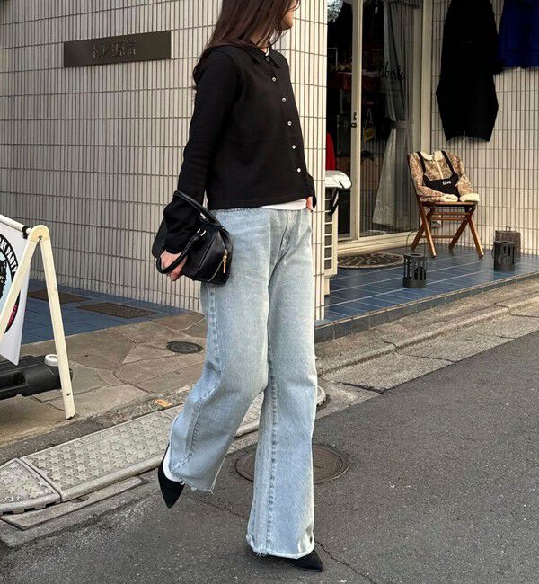 fredy emue「【haru企画】フレアスリーブシャツカーディガン」|カーディガン|