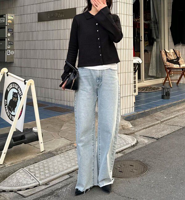 fredy emue「【haru企画】フレアスリーブシャツカーディガン」|カーディガン|