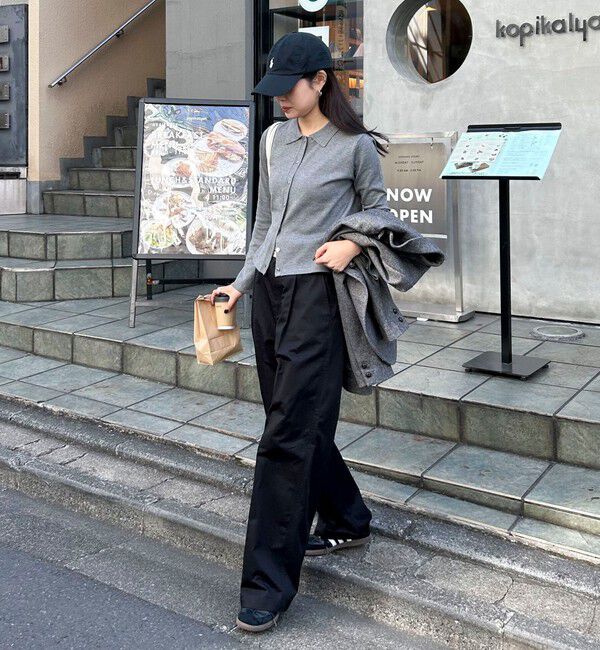 fredy emue「【haru企画】フレアスリーブシャツカーディガン」|カーディガン|