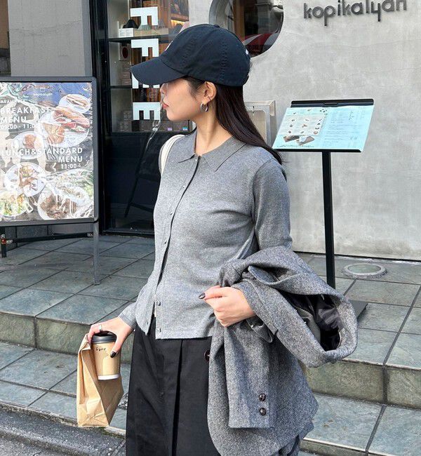 fredy emue「【haru企画】フレアスリーブシャツカーディガン」|カーディガン|