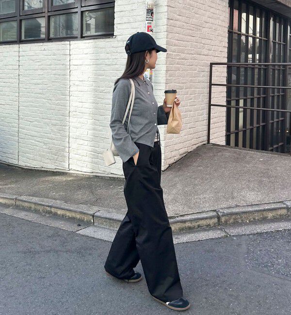 fredy emue「【haru企画】フレアスリーブシャツカーディガン」|カーディガン|